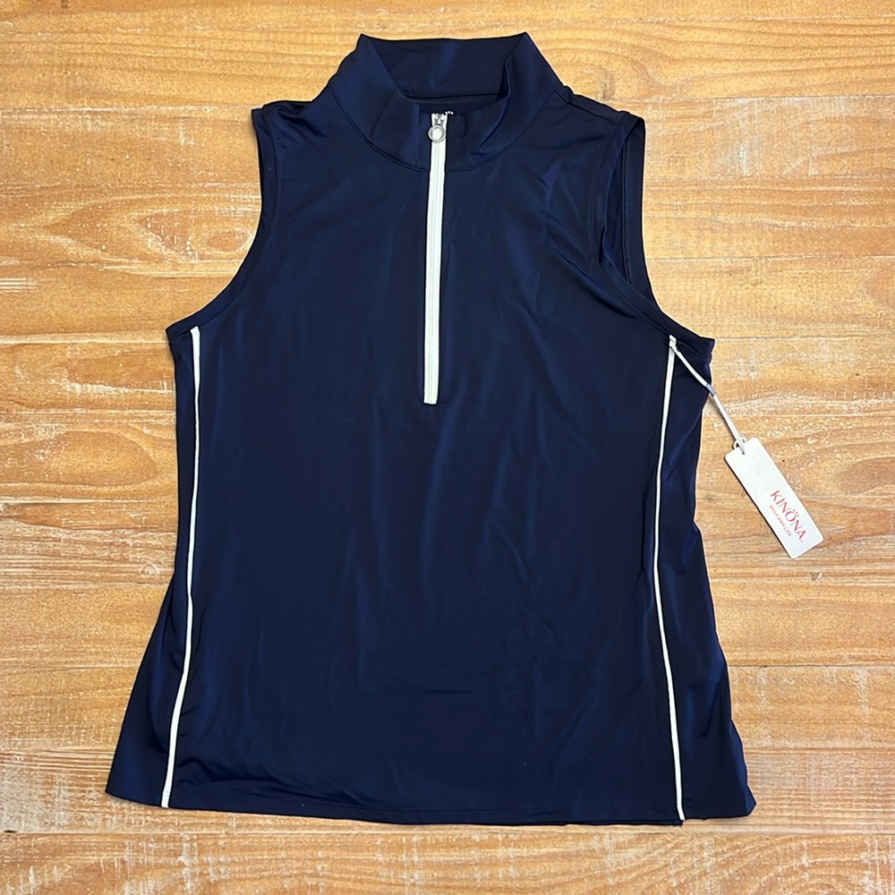 NWT Kinona Keep It Covered Sleeveless Tank Top for Golf Tennis Pickleball